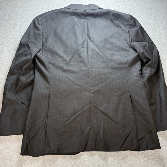 SuitSupply Blazer Mens 56 Napoli Fit Black Pure Wool Super 110s Zignone - Picture 8 of 15